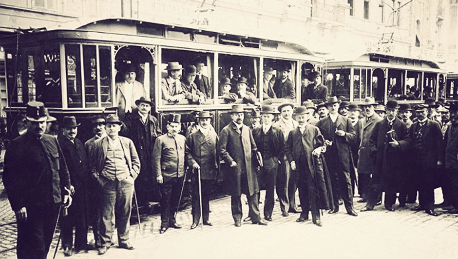 Svečano puštanje u promet prvog tramvaja