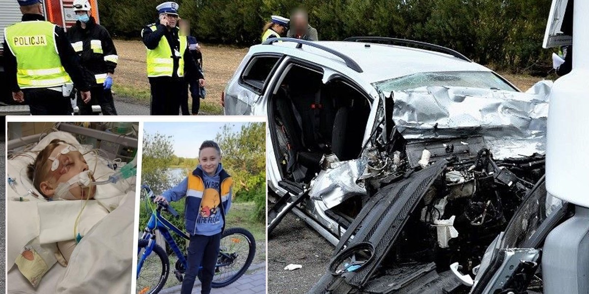 Mały Tymek stracił rodziców w wypadku. Przed nim długa walka o zdrowie.