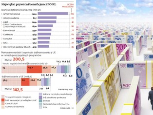 Kapitał Ludzki: oto najwięksi prywatni beneficjenci