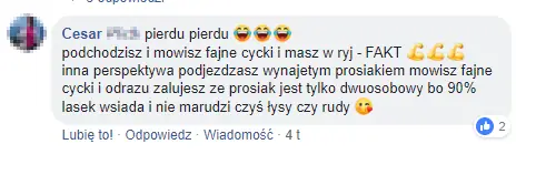 Ban z komentarzy pod artykułem o catcallingu. Wypowiedź tak głupia, że trudno potraktować ją poważnie. Nie chcemy tego w naszej przestrzeni