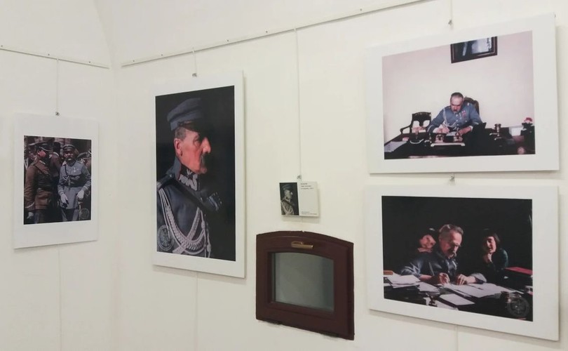 Koloryzowane zdjęcia marszałka Józefa Piłsudskiego