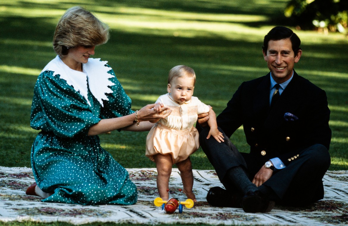 Diana, William i Karol, 1983 r. 