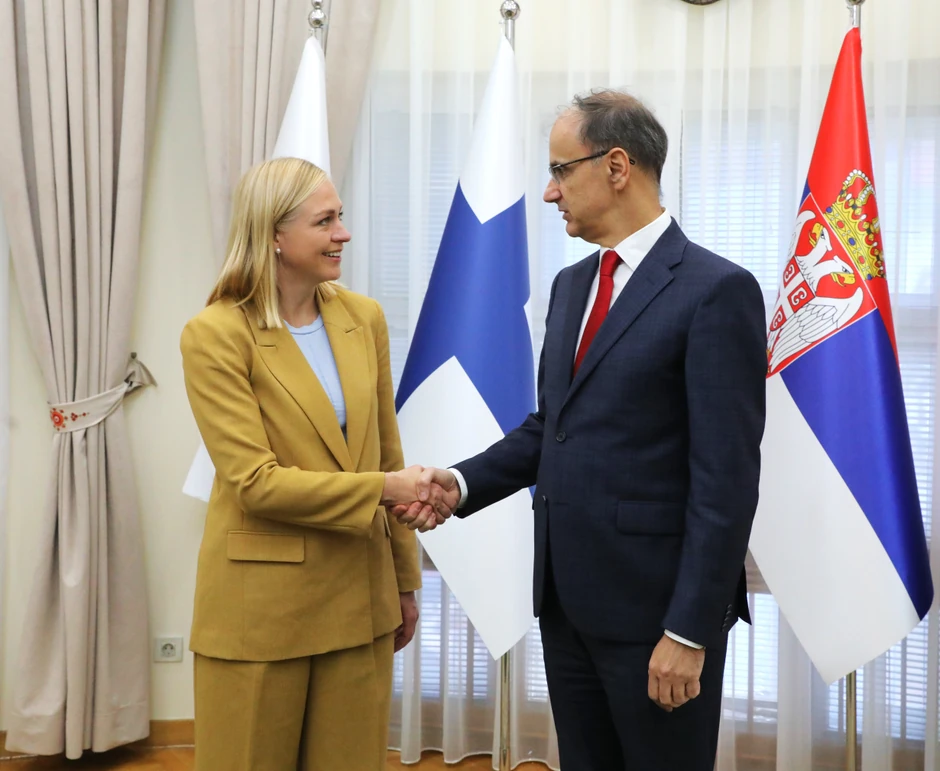 Premijer Macut sa Elinom Valtonen