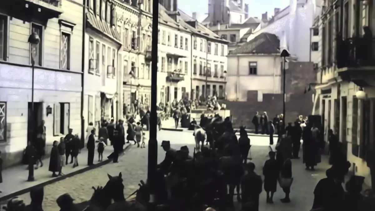 Niezwykłe wideo zabiera nas do oblężonej Warszawy w 1939 r.