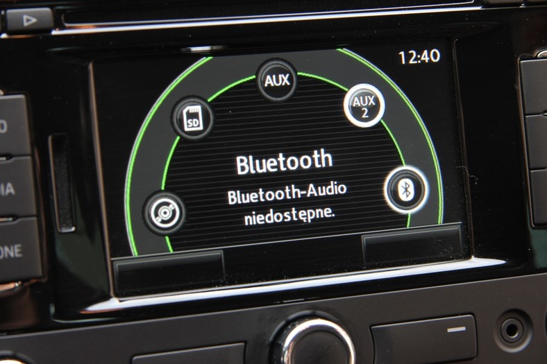 Poprzez Bluetooth można także słuchać muzyki w Skodzie Rapid. Jest to możliwe w radiu nawigacyjnym Skoda Amundsen+.