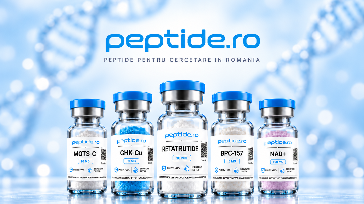 Peptide.ro se lansează în România: o platformă online dedicată peptidelor pentru cercetare și documentației analitice
