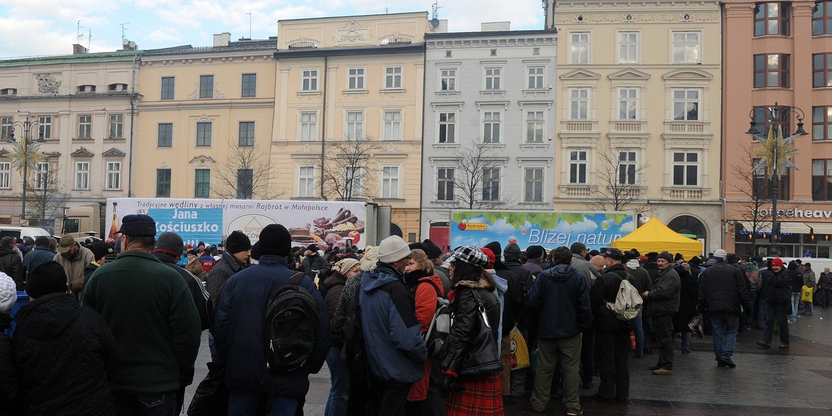 Wigilia dla potrzebujących w Krakowie