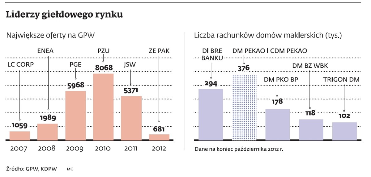 liderzy giełdowego rynku