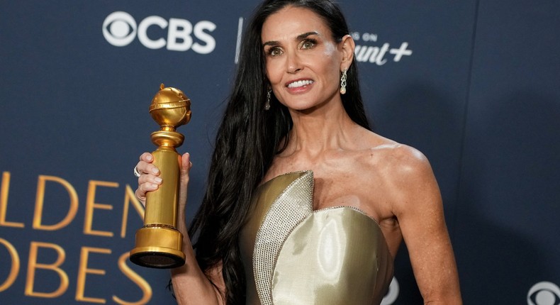 Demi Moore won a Golden Globe for her role in The Substance.John Nacion/GG2025/Penske Media/Getty Images