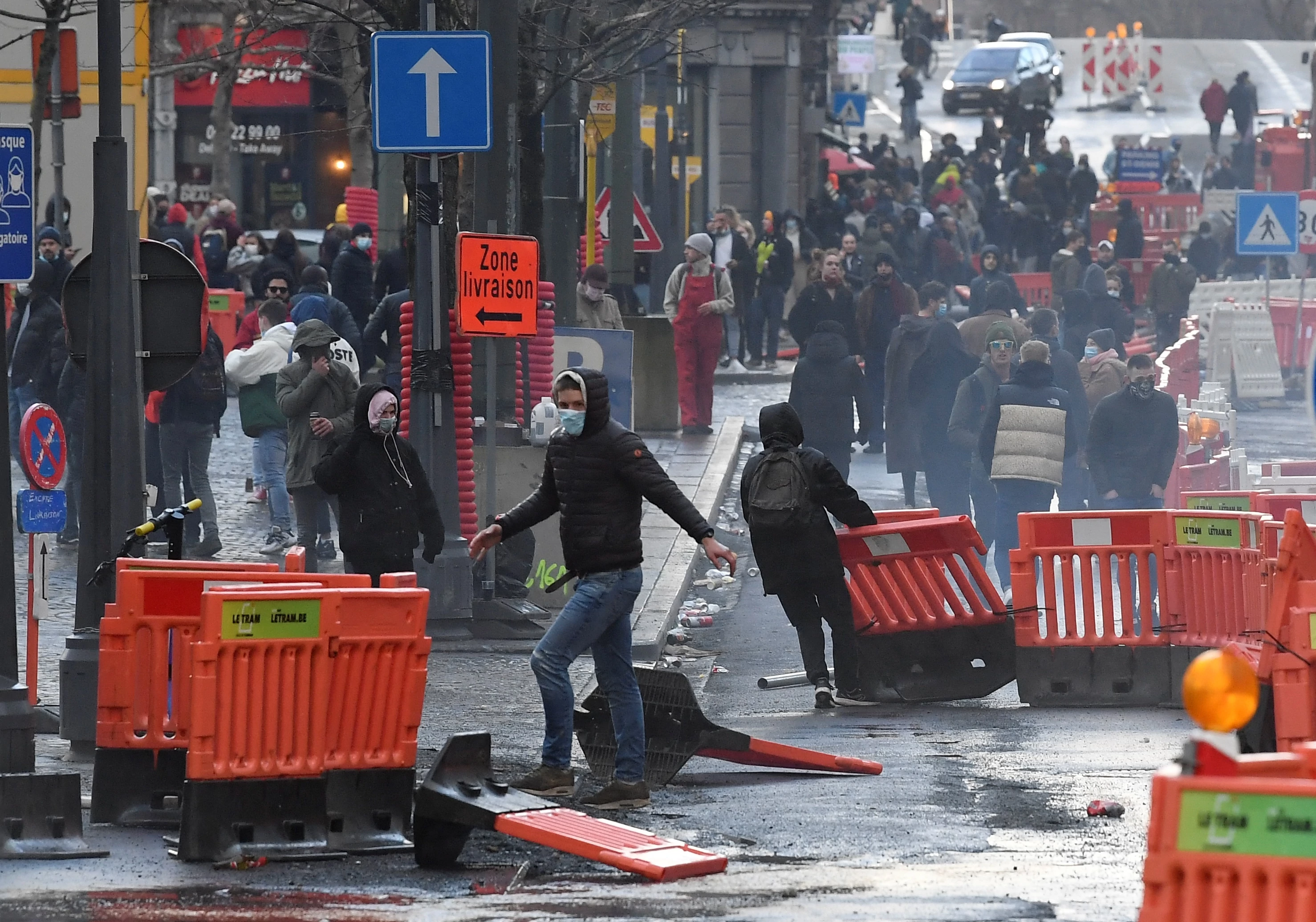 Belgia: w Liege doszło do zamieszek, są ranni