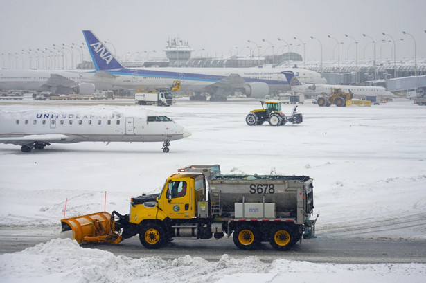 Lotnisko O'Hare sparaliżowane przez śnieg