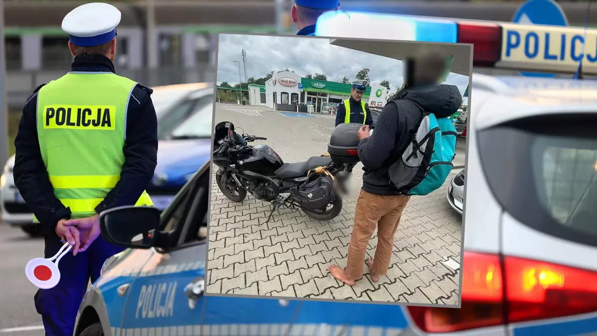 Motocyklista jechał tak przez Łódź. Policja nie przyjęła wymówki