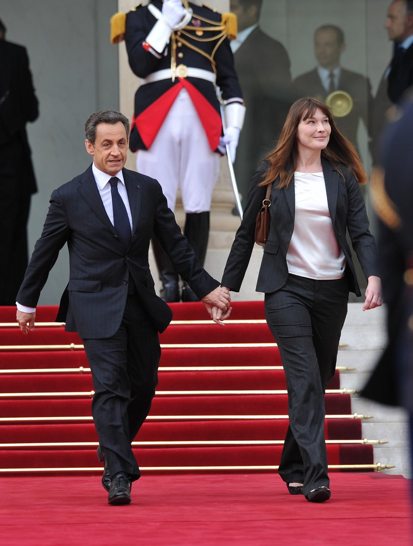 Były prezydent Francji Nicholas Sarkozy i Carla Bruni
