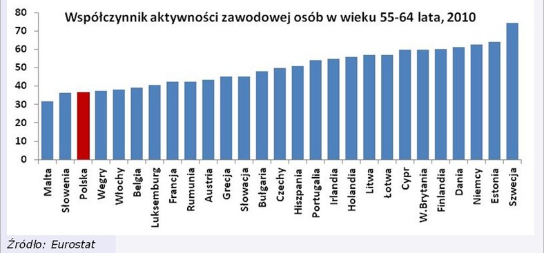 Aktywność zawodowa osób w wieku 55-64 lata, fot. FOR