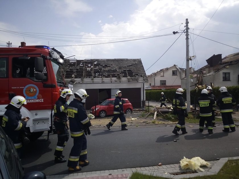 Kaniów: trąba powietrzna przeszła nad miejscowością. Było groźnie!