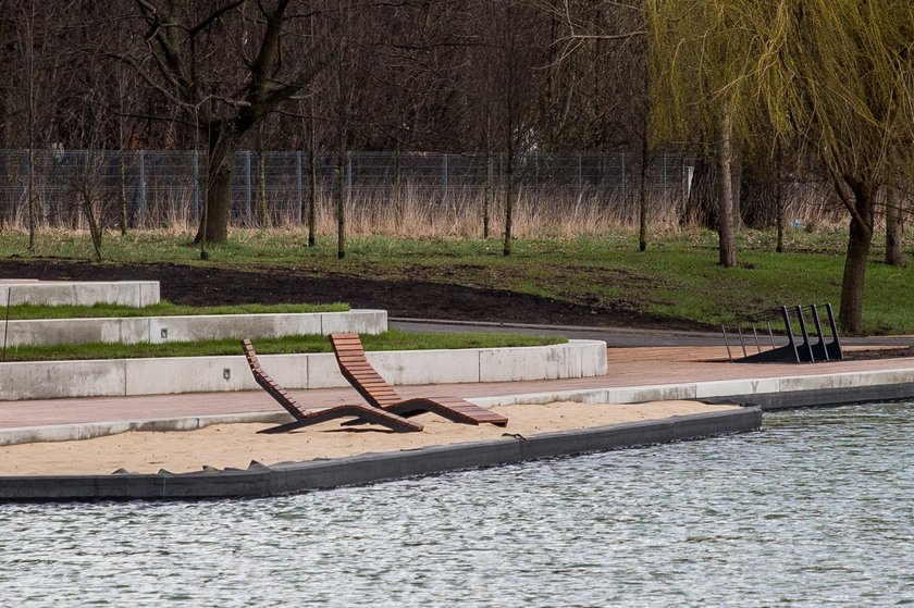 Staw w parku Lotników Polskich