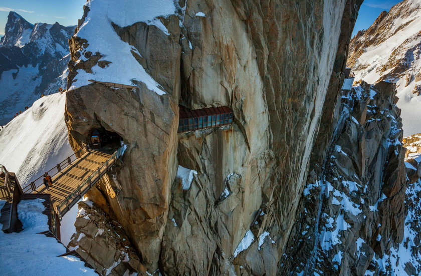 Aaiguille du Midi, Francja.