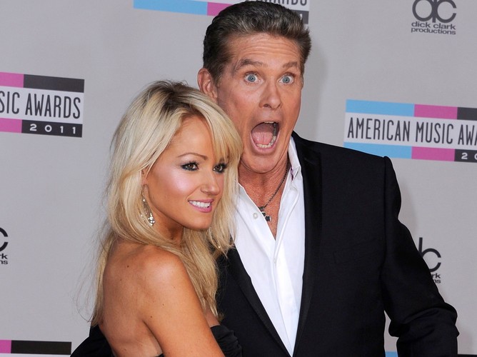 David Hasselhoff z partnerką