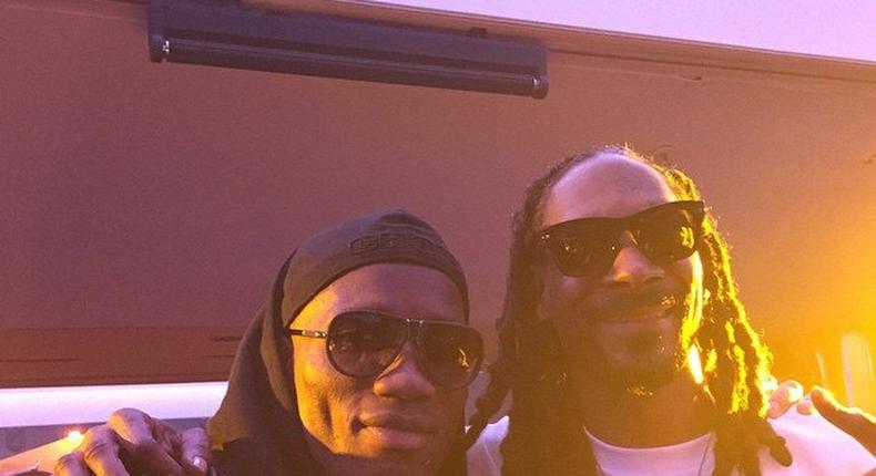 Chelsea FC striker, Didier Drogba and Snoop Dogg