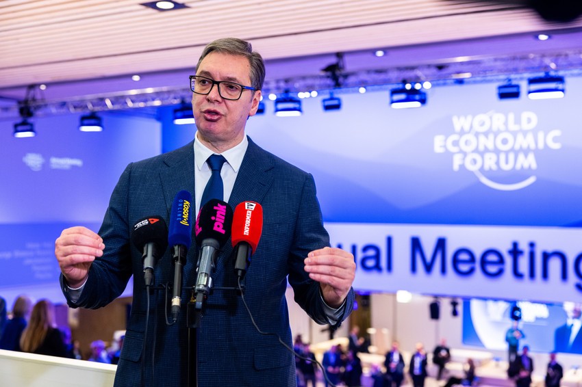 Aleksandar Vučić, Davos