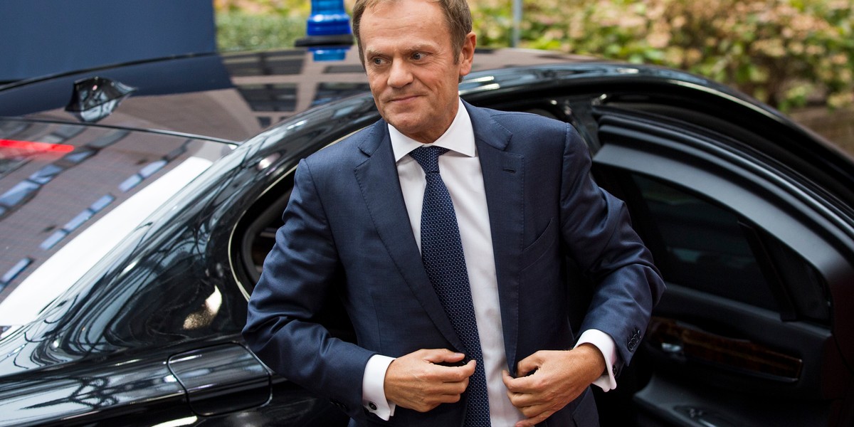 Donald Tusk, szef Rady Europejskiej