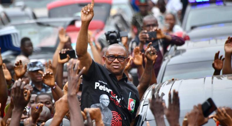 Labour Party presidential candidate, Peter Obi. [Twitter:@PeterObi]