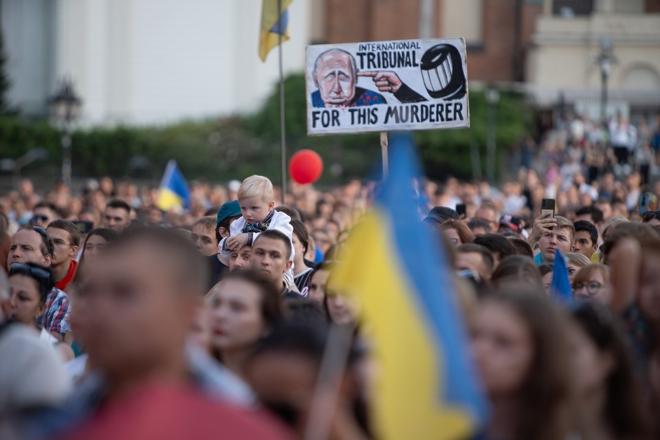 Święto Niepodległości Ukrainy w Warszawie, Plac Zamkowy 24.08.2023