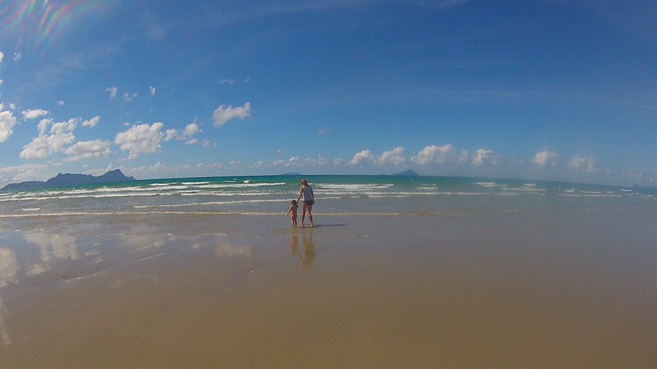 Na plaży w Uretiti