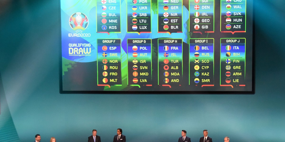 Eliminacje Euro 2020: Grupy - mecze, terminarz 2. kolejki - EURO 2020