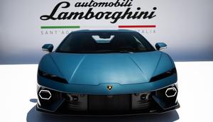 The Lamborghini Temerario at Monterey Car Week 2024.Lamborghini