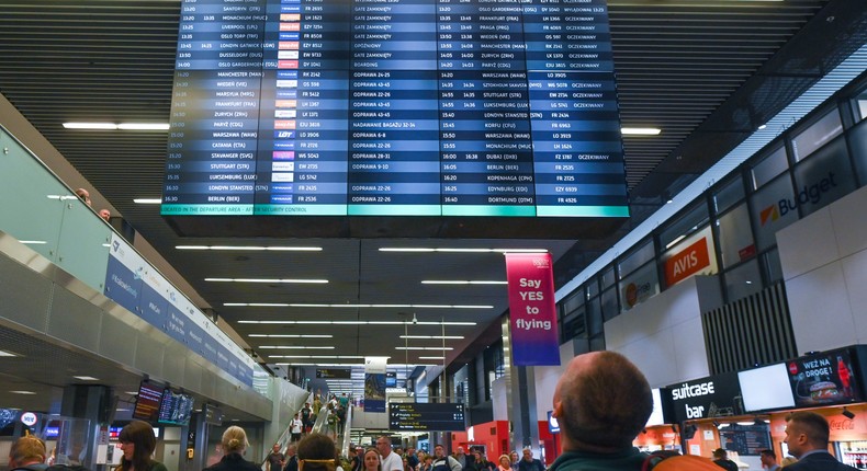 Almost 800 flights scheduled to operate on Sunday have also been axed, Flight Aware data shows.