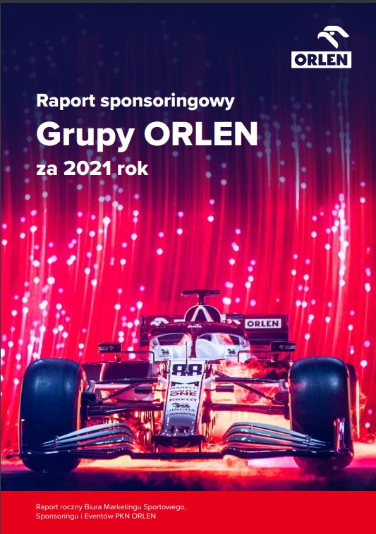 Raport sponsoringowy Grupy Orlen autorstwa spółki Publicon Services.