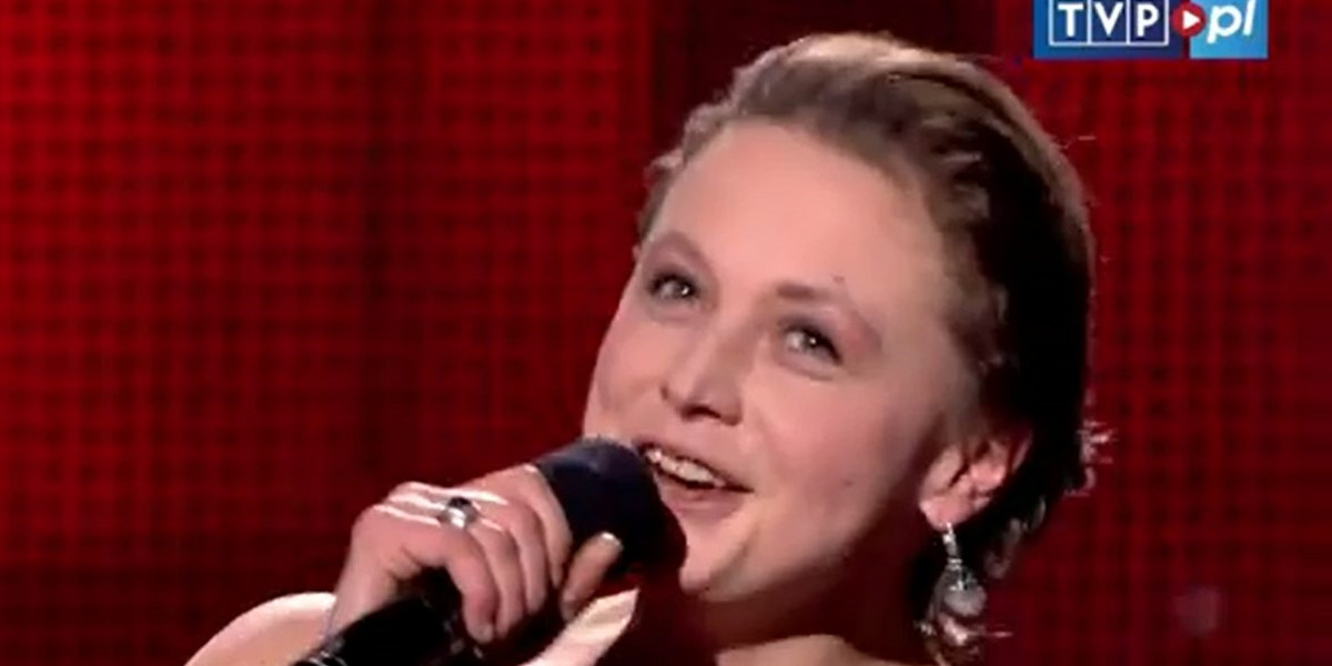 Natalia Sikora w The Voice of Poland.