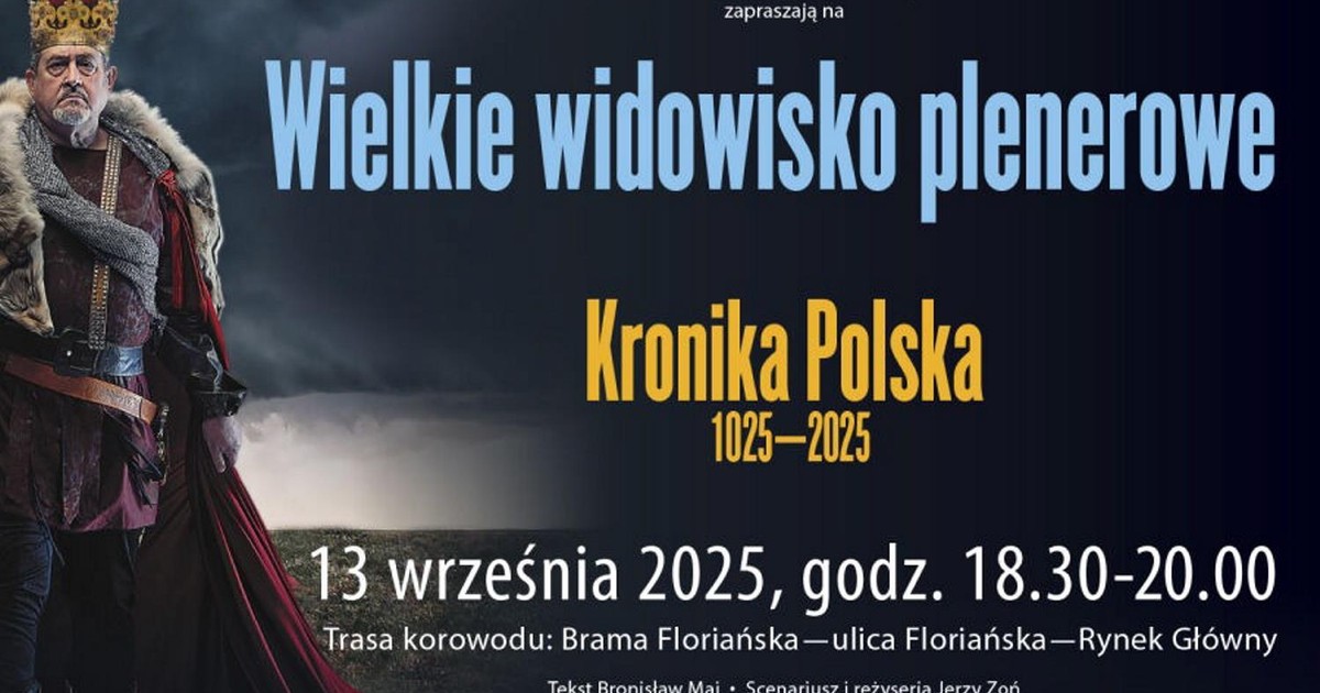 Wielkie impreza plenerowa Kronika Polska – wywiad z Jerzym Zoniem, reżyserem widowiska