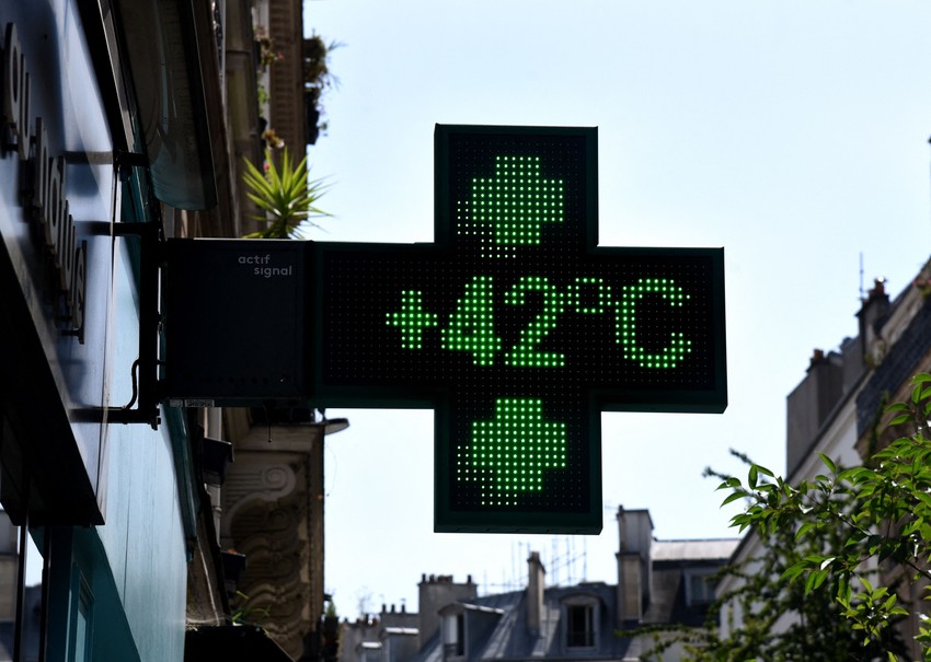 Pariz tokom najtoplijeg dana, 23. jun 2026.