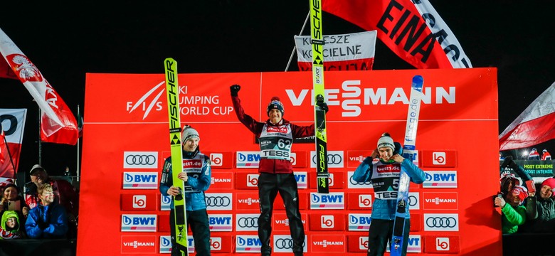 PŚ w skokach: Stoch po mistrzowsku poradził sobie z wiatrem