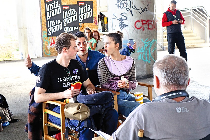 "Munje : Opet!" snimanje filma