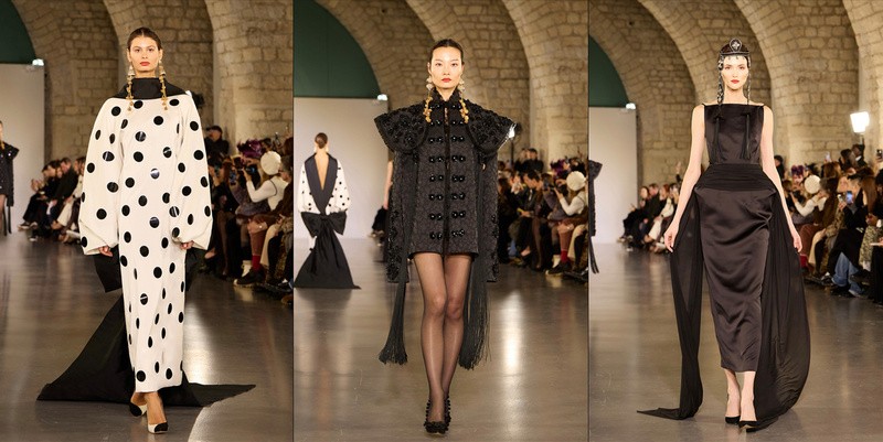 Juana Martín na parížskom týždni módy.