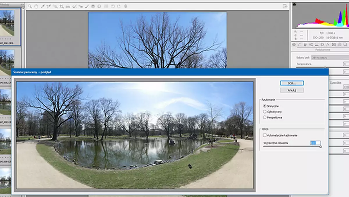W Adobe Photoshop Lightroom i Camera Raw pojawiła się nowa funkcja dla zdjęć panoramicznych