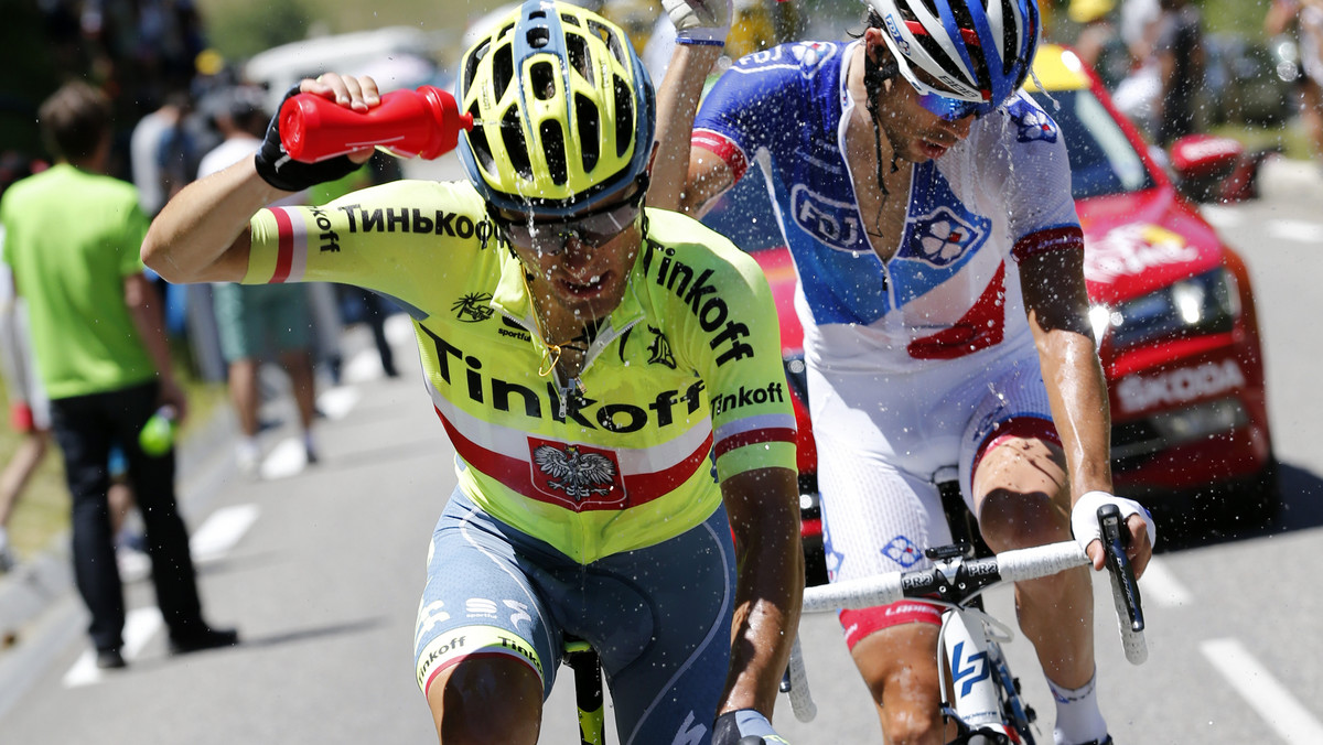 Dziewiąty etap 103. wyścigu Tour de France z Vielha val d'Aran do Andorra Arcalis (184 km) przyniósł wiele istotnych rozstrzygnięć. Rafała Majka (Tinkoff) zajął trzecie miejsce na mecie, ale niestety stracił koszulkę najlepszego górala. Wcześniej z wyścigu wycofał się lider grupy Tinkoff Alberto Contador. W niedzielę etap wygrał Tom Dumoulin (Giant Alpecin), który okazał się najmocniejszy z ucieczki. Za jego plecami w grupie faworytów Christopher Froome (Team Sky) obronił żółtą koszulkę lidera.