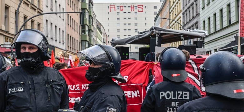 Antysemickie hasła i wzywanie do nienawiści. Tak wyglądała demonstracja skrajnej lewicy w Berlinie