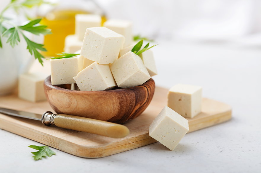 Tofu jest źródłem pełnowartościowego białka