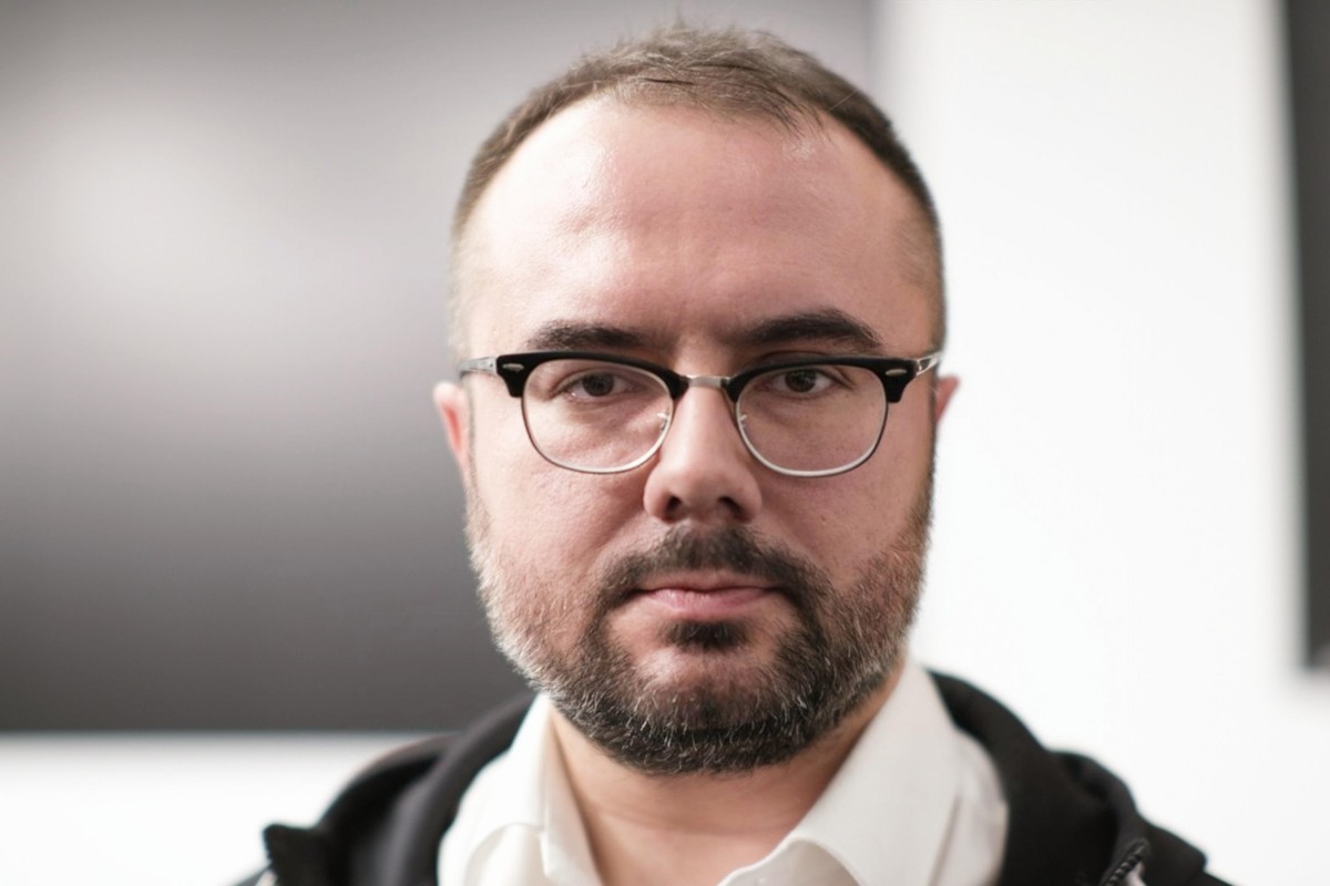 Poseł PiS Paweł Jabłoński w siedzibie PAP