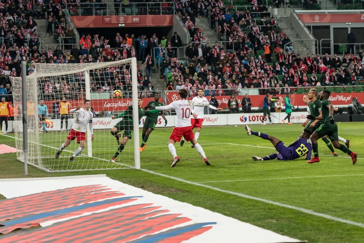 Nieuznana bramka dla Polski strzelona podczas towarzyskiego meczu z Nigerią