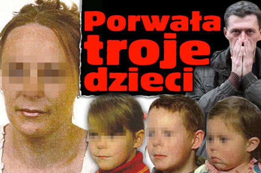 Porwała trójkę dzieci