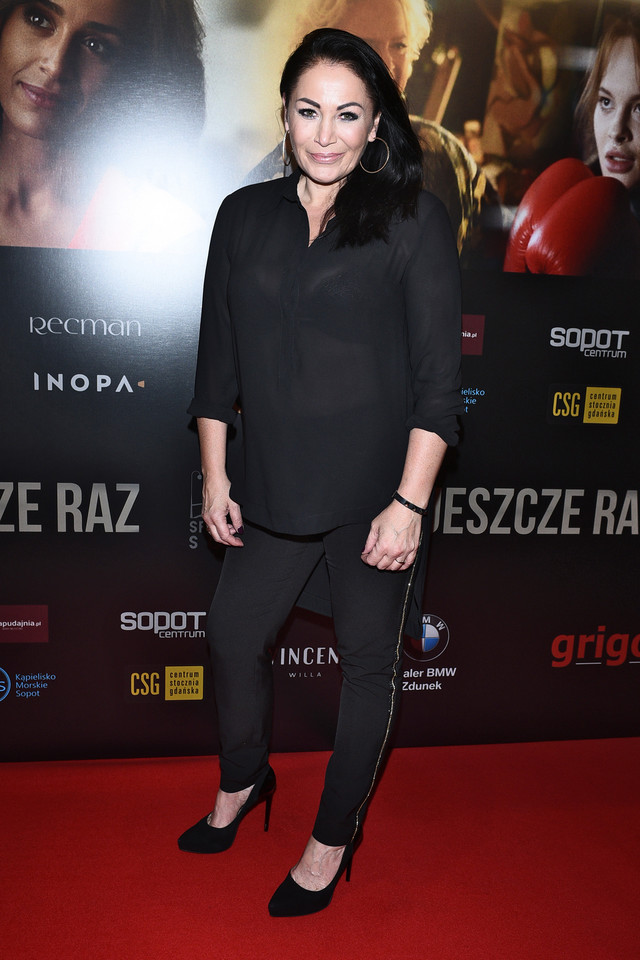 Agnieszka Rylik na premierze filmu "Raz jeszcze raz"