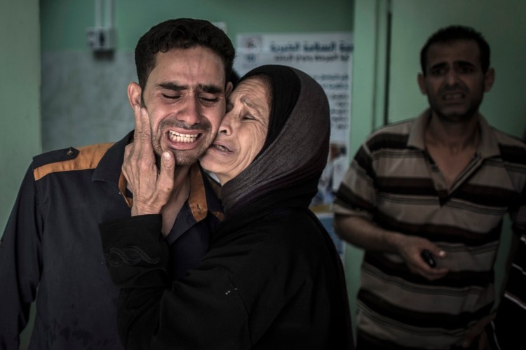 Ofiary wojny w Gazie