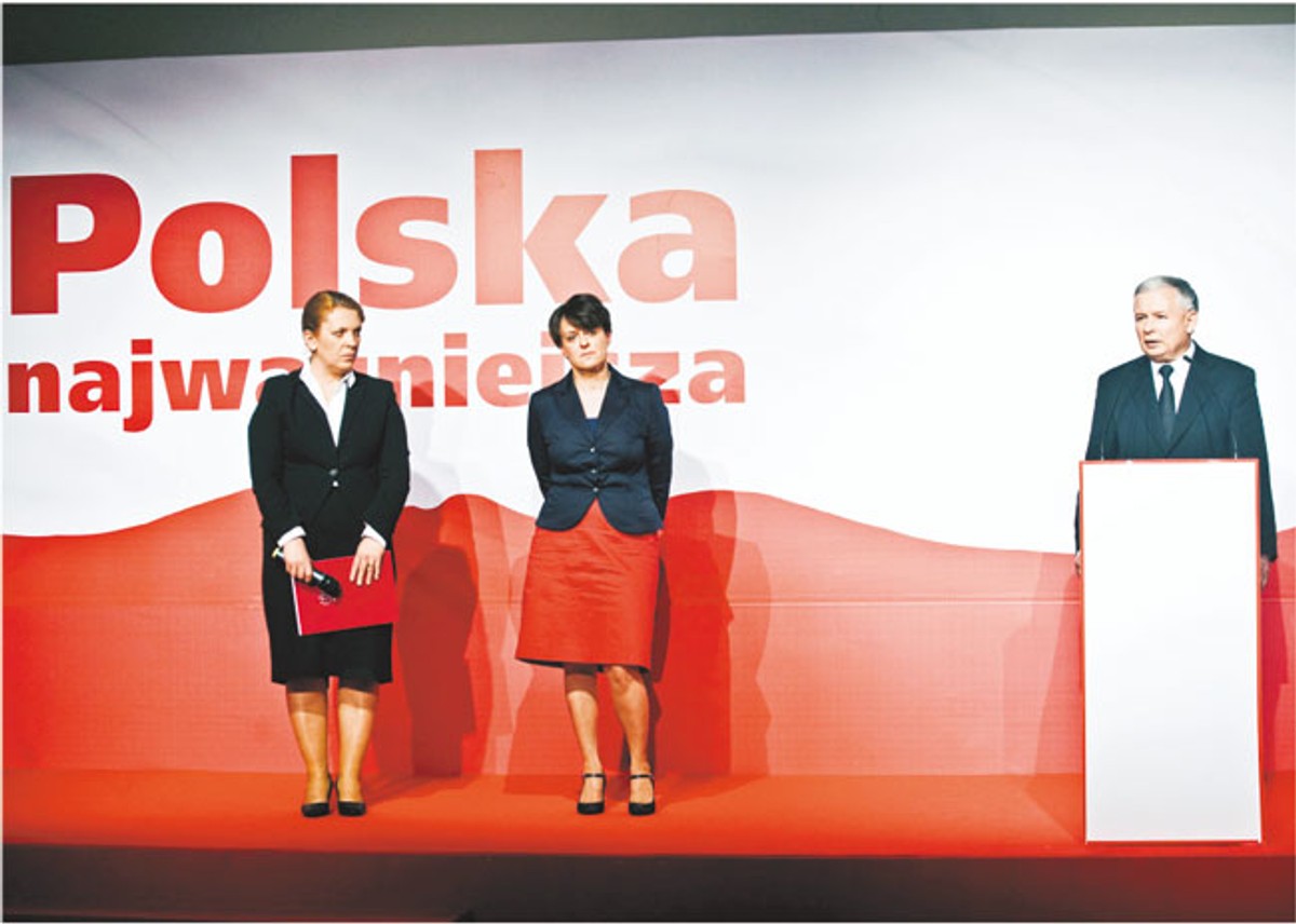 Jarosław Kaczyński na otwarciu Centrum Informacyjnego „Europejski” zapowiedzial cykl debat programowych Fot. Marcin Kaliński