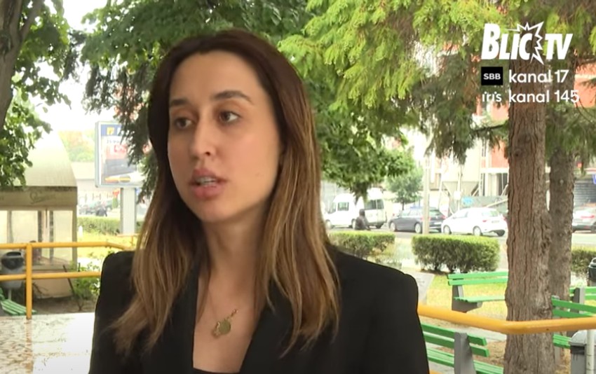 Aleksandra Đorović, potpredsednica studentskog parlamenta Univerziteta u Beogradu.