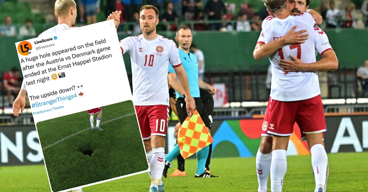 Toto není fotomontáž!  Podivné obrázky po zápase ve Vídni